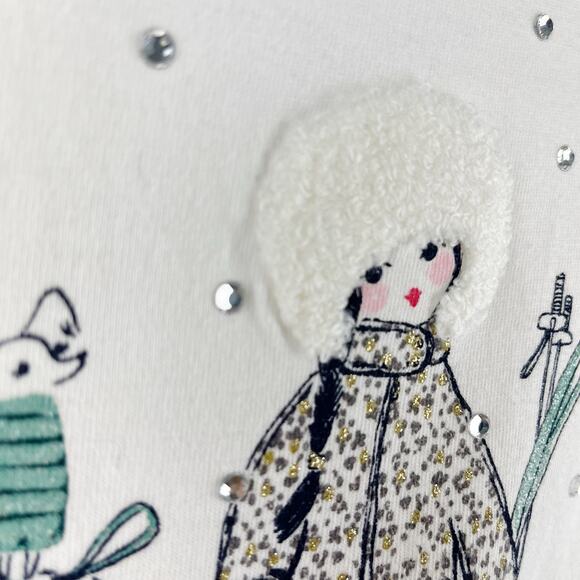 Gymboree Alpine Sweetie Long Sleeve Shirt Size 7 - Picture 3 of 9